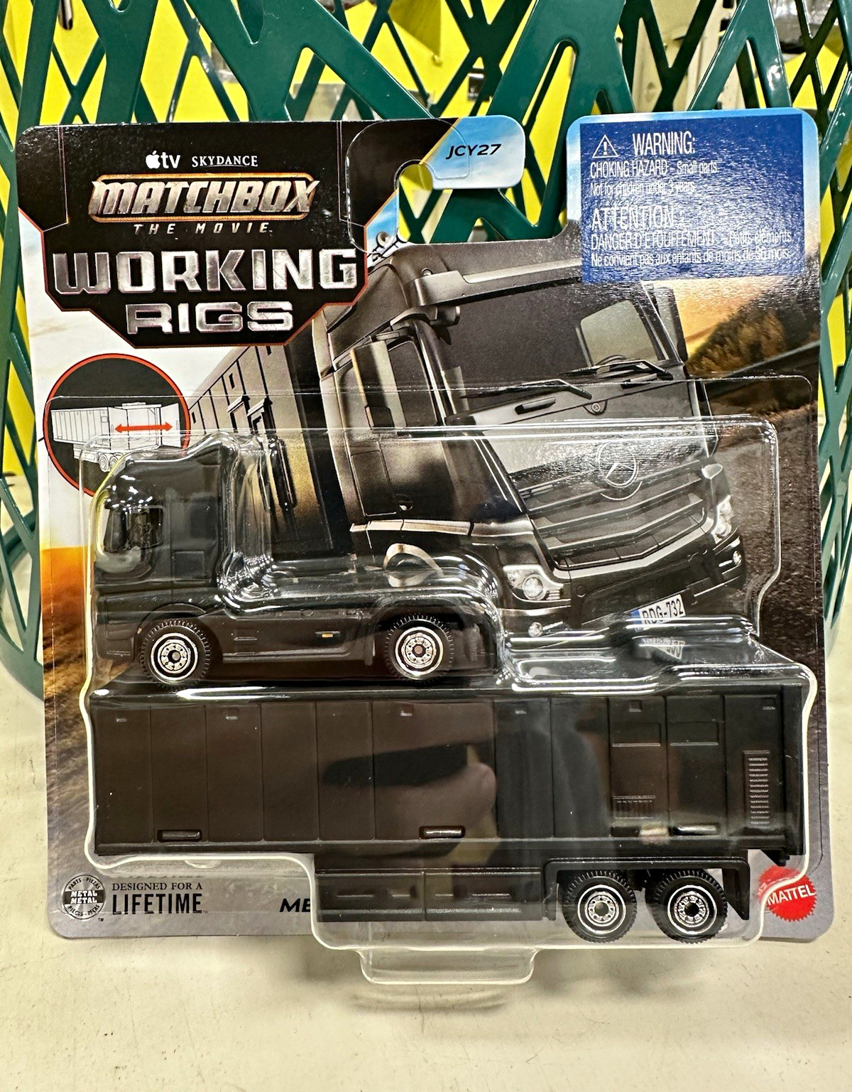 Matchbox Working Rigs 2024 Mercedes-Benz Actros Diecast Truck & Trailer