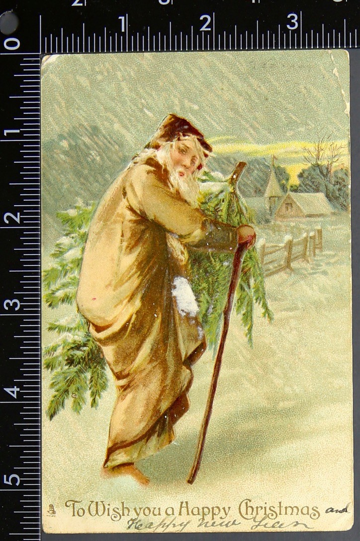 Christmas - Old World Santa Claus Raphael Tuck Series 8361 MJ681