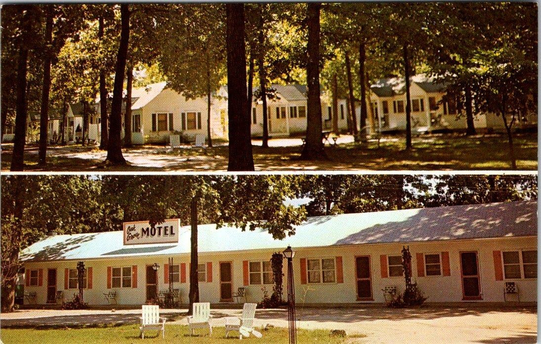 1960-70\'s OAK GROVE MOTOR COURT MOTEL REHOBOTH BEACH DELAWARE VINTAGE POSTCARD