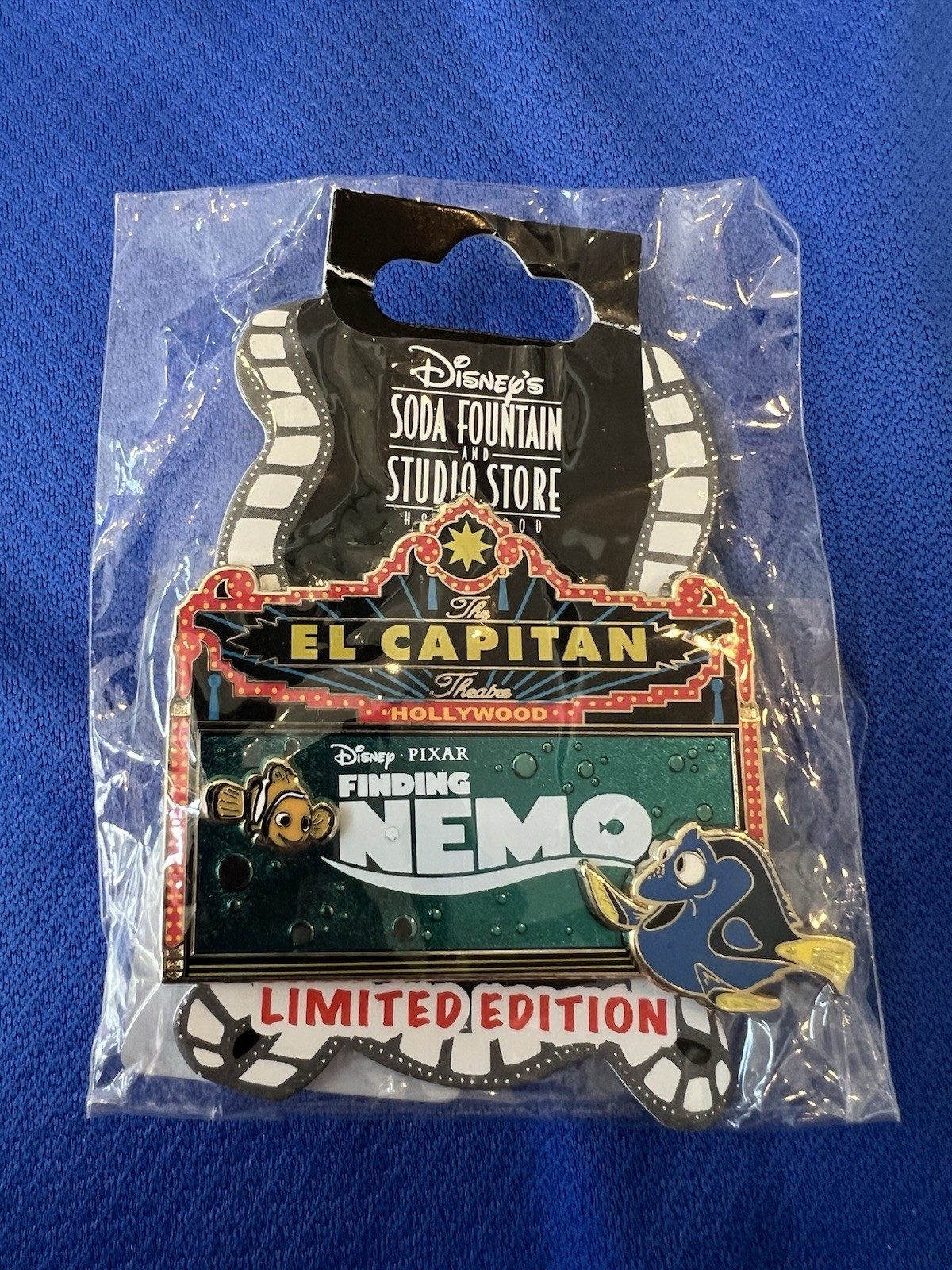 DISNEY DSF EL CAPITAN FINDING NEMO,  NEMO AND DORY MARQUEE PIN