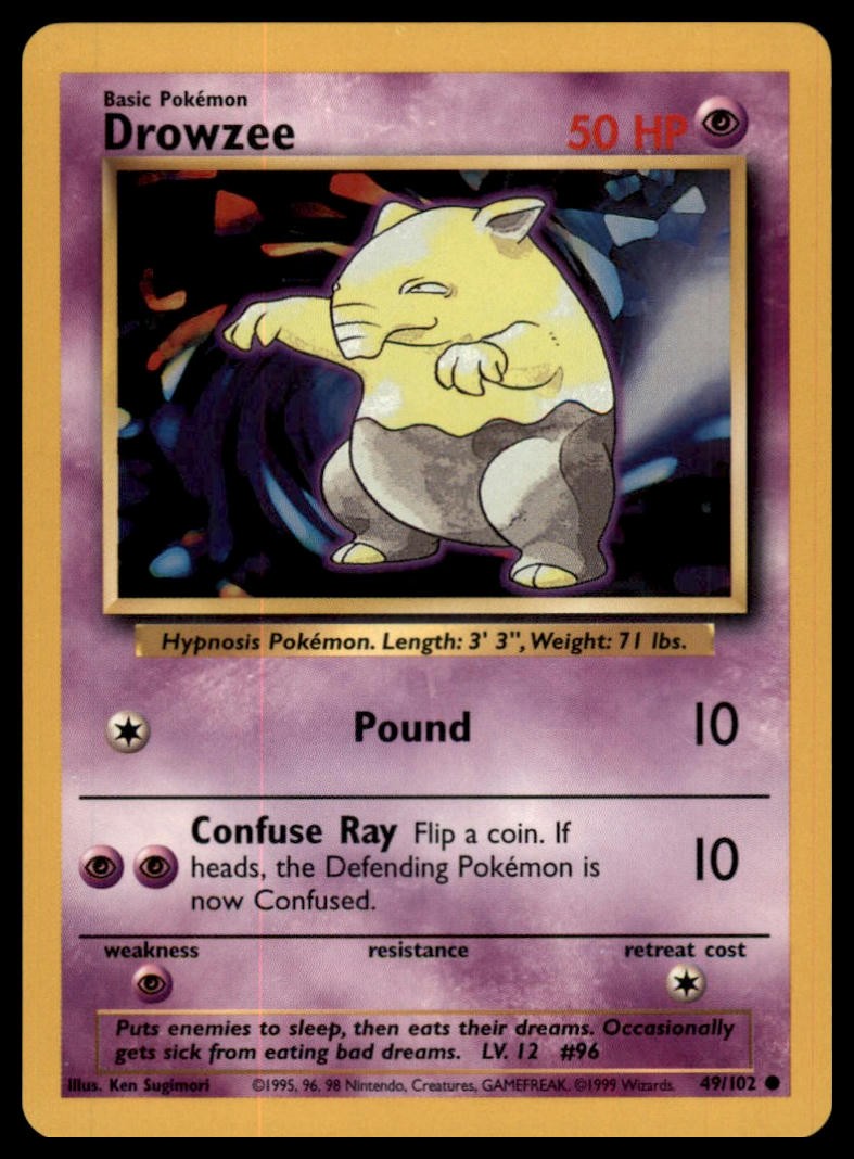 Base Set #049/102 Drowzee