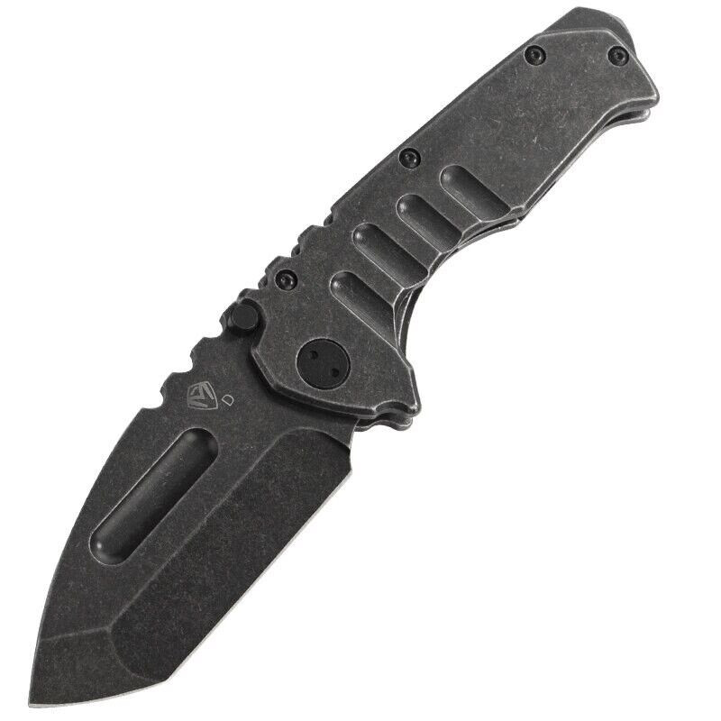 Tough Armoured Tactical D2 Blade Outdoor Folding Blade Knife 8.6\