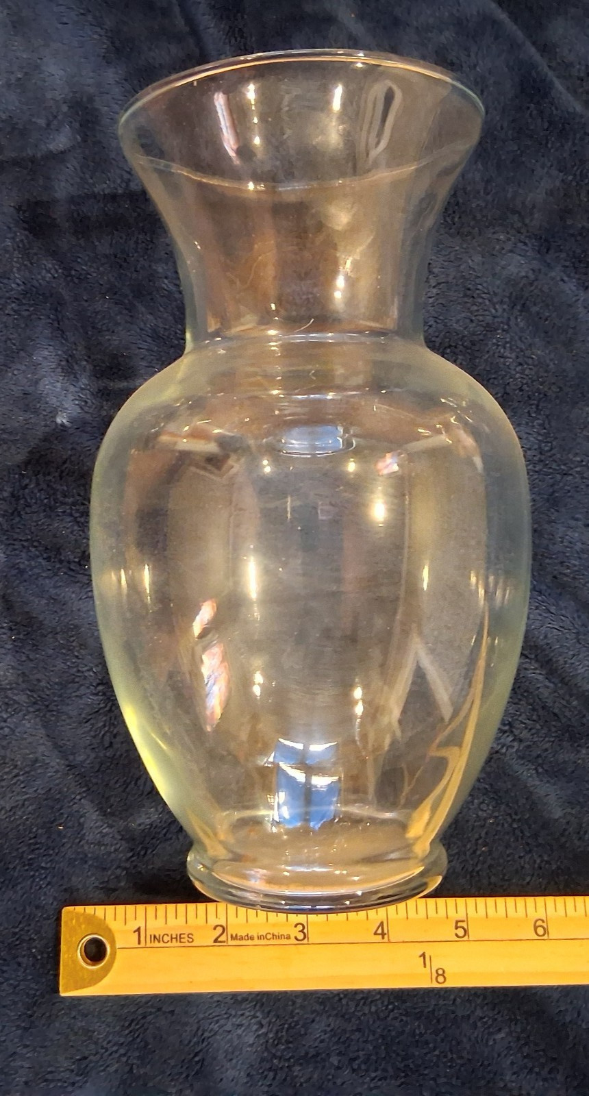 Vintage Clear Glass 9.5