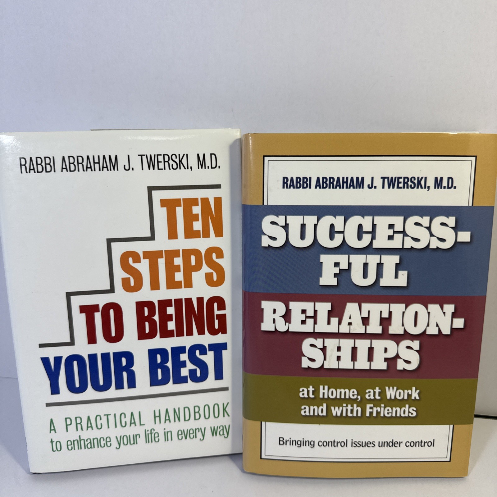 Rabbi Twerski Book Set 10 Steps To Being Best & Successful Relationships NICE Rabbi Twerski Book Set 10 Steps To Being Best & Successful Relationships NICE