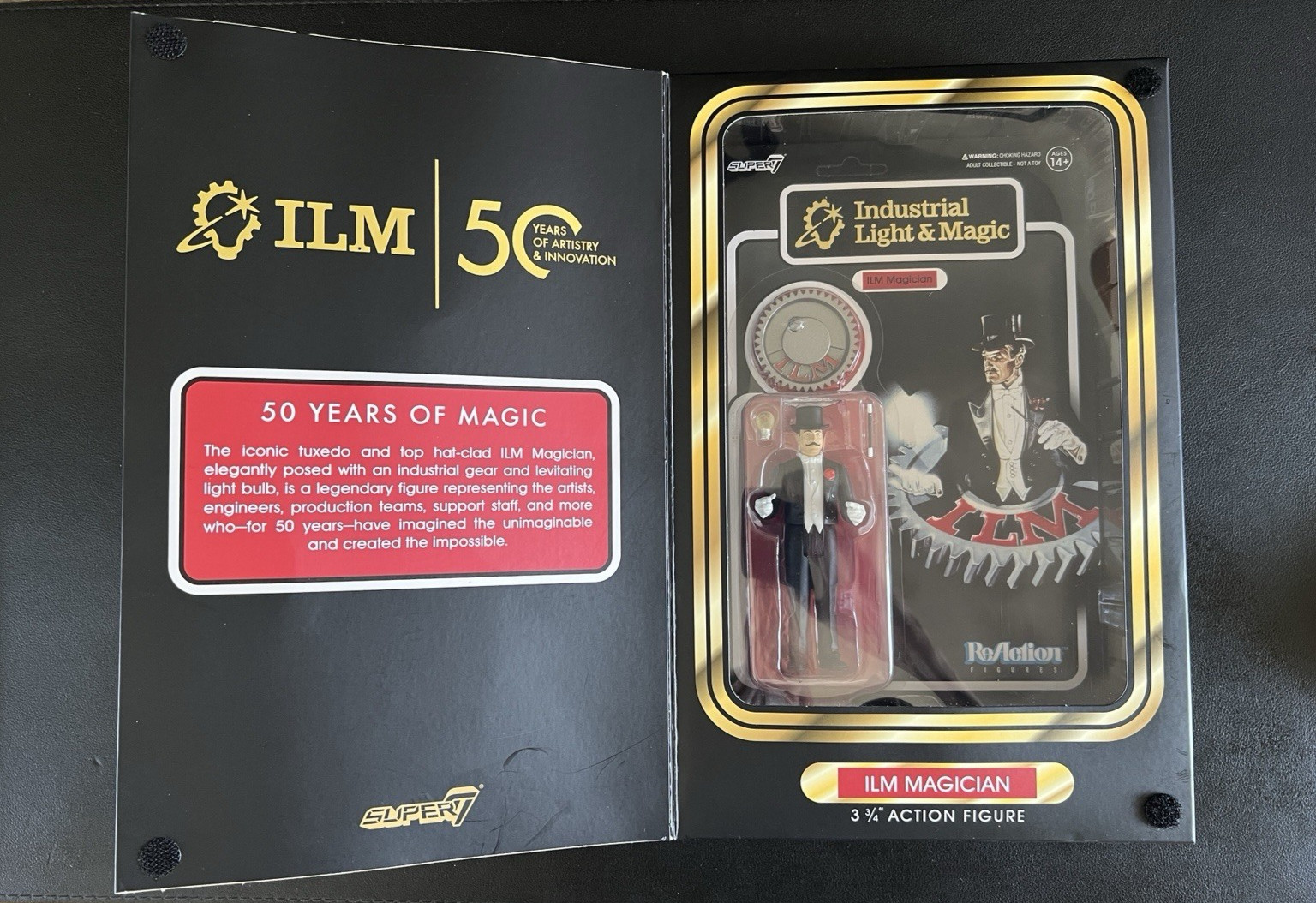 ILM 50th Magician Super7 ReAction Figure 2025 Employee Company Exclusive - READ