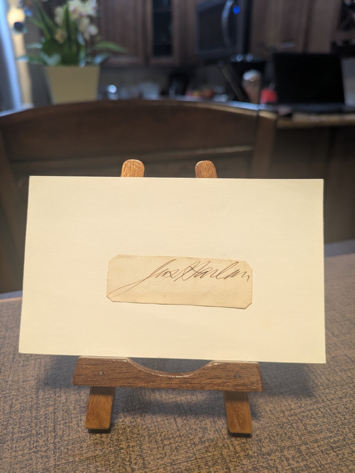 James Harlan Autograph Signed U.S. Senator & Secretary of the Interior Civil War