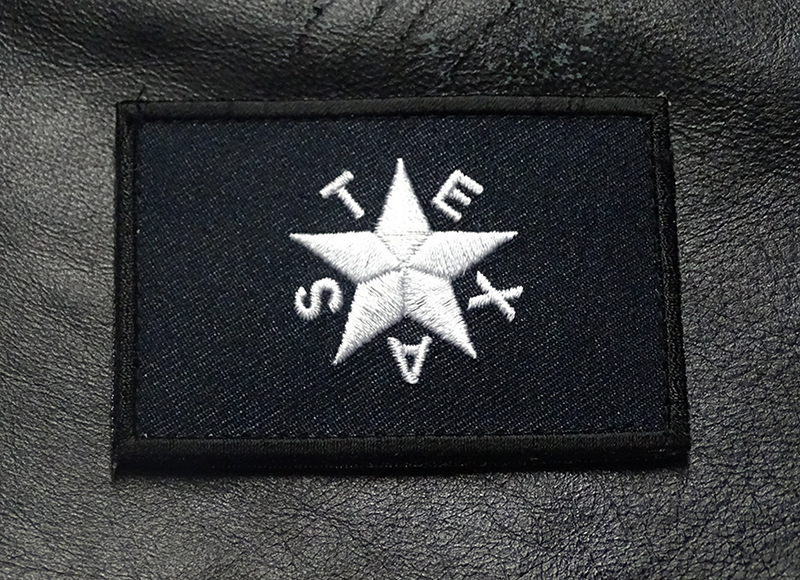 TEXAS STAR FLAG REVOLUTION LONE STAR TX STATE HOOK PATCH