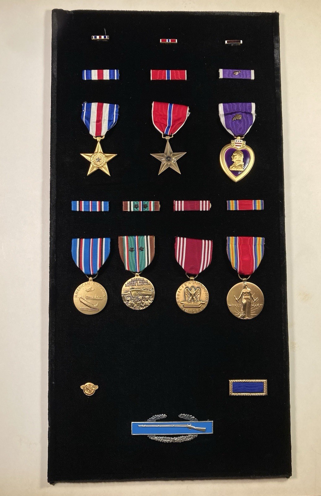 Original WWII US Army Named James W Fulkerson Grouping Wow