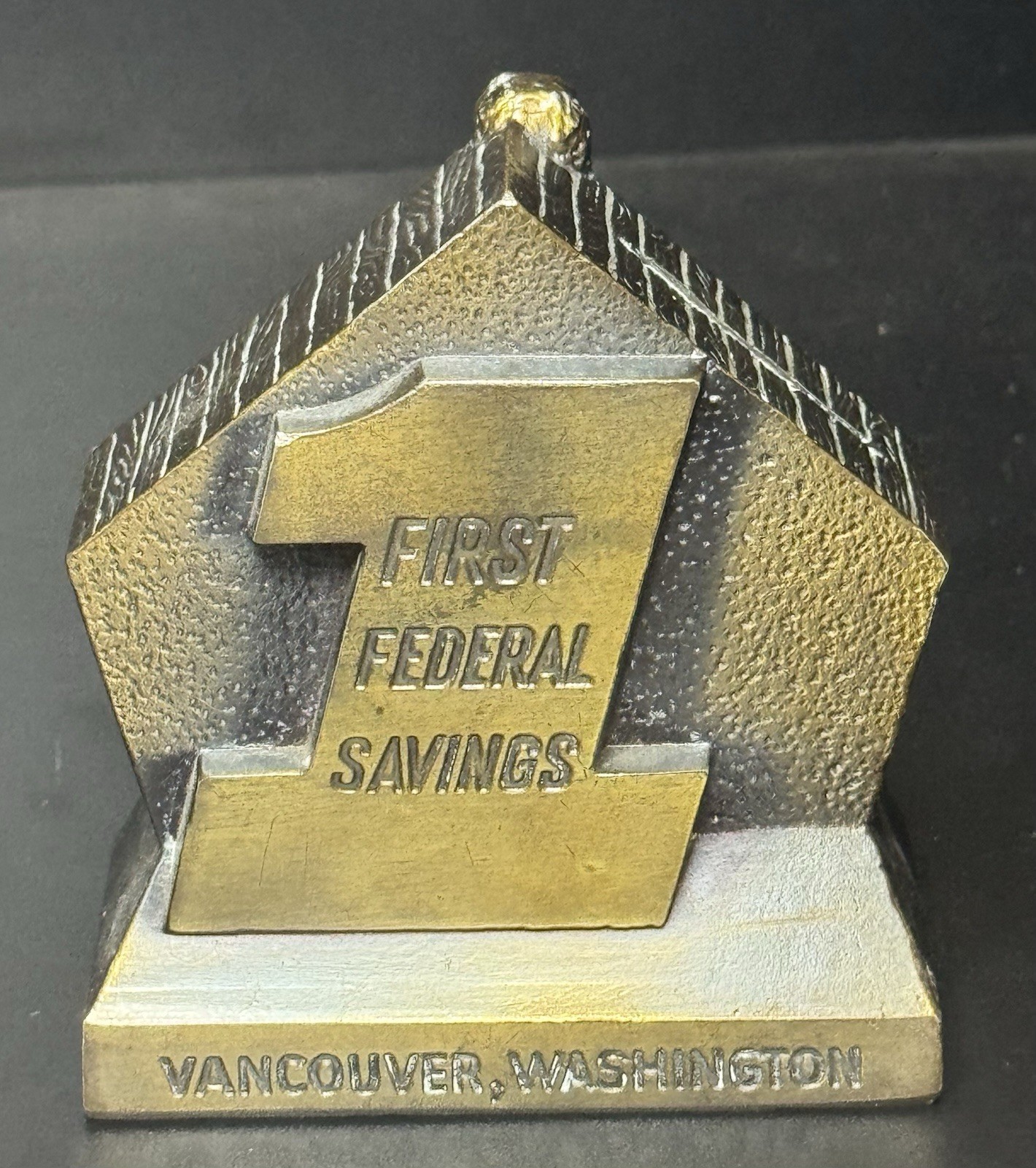 Vintage Banthrico Inc Fort Vancouver Washington First Federal Savings Coin Bank