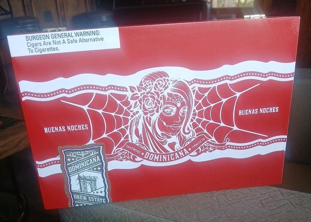 Drew Estate Deadwood Dominicana Buenas Noches Empty Cigar Box
