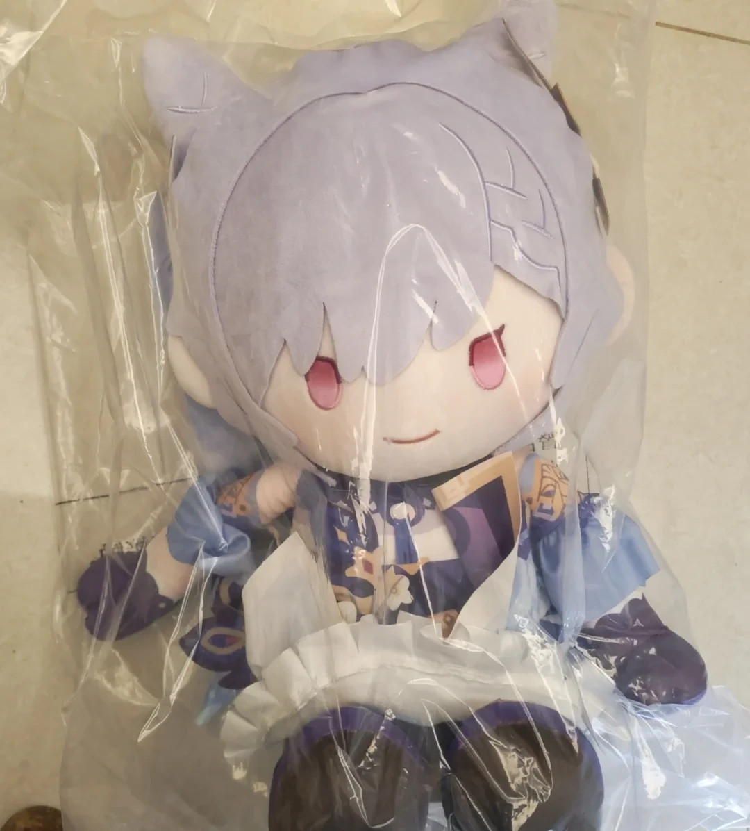 Official Genshin Wanderer keqing 38cm Plush Doll Stuffed Plushie Mihoyo