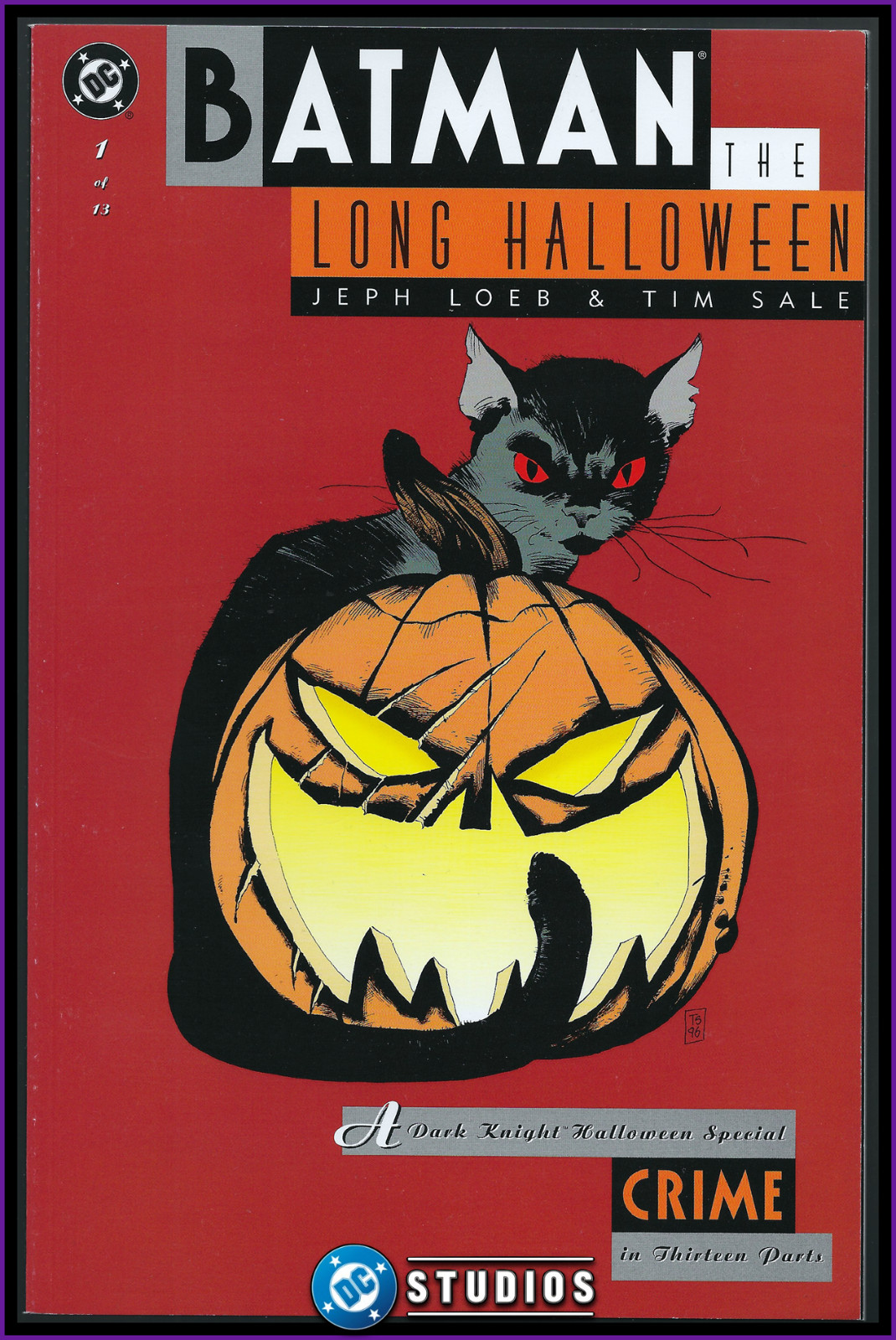 BATMAN THE LONG HALLOWEEN #1 1996 1ST HOLIDAY KILLER THE BATMAN II KEY DC 9.4 NM