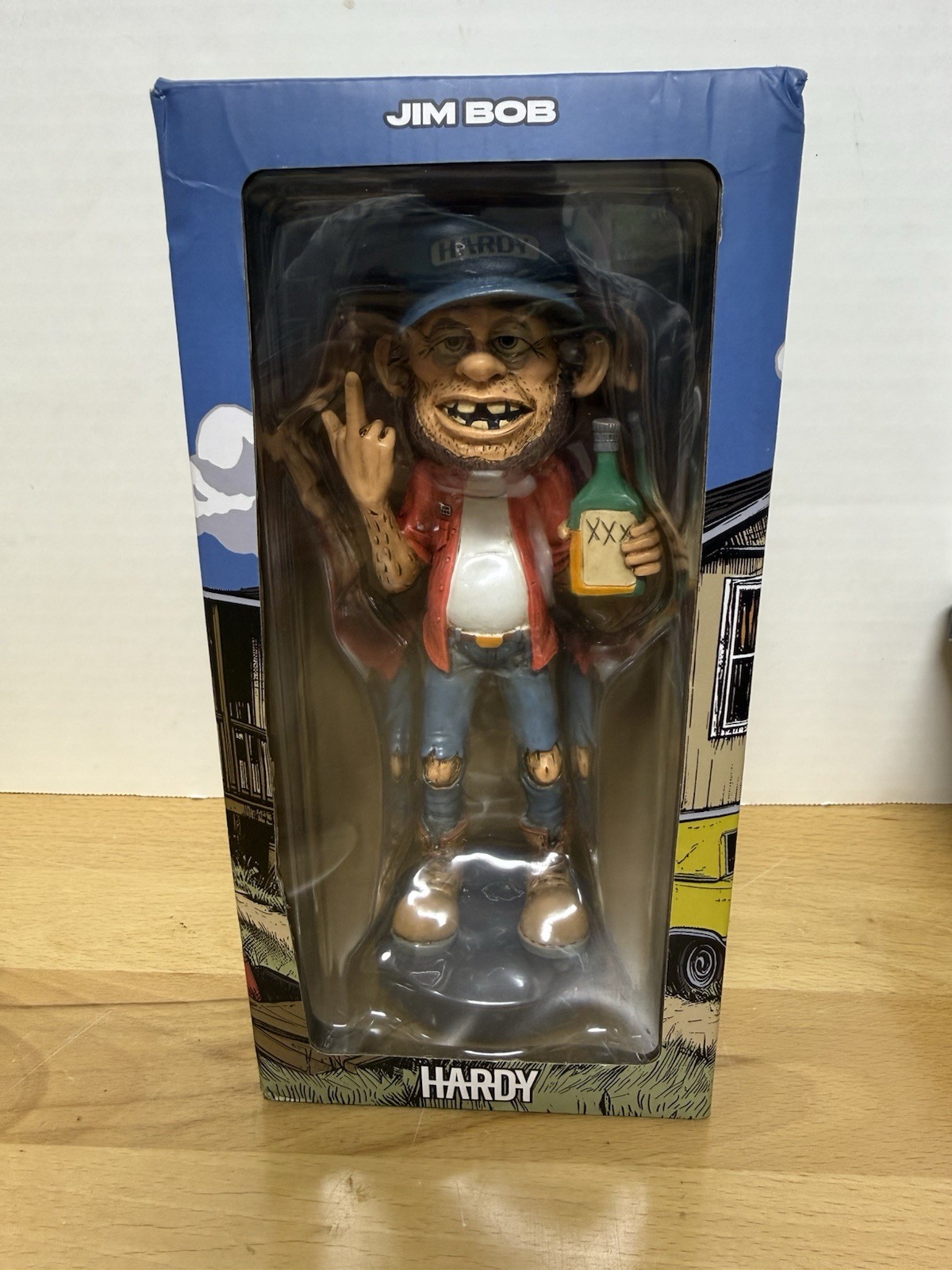 Rare New 2025 Hardy Country Rock Jim Bob World Tour Limited Exclusive Bobblehead