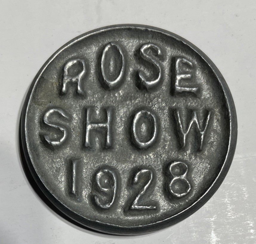 1928 Rose Show Coin or Medal Rose Poly or Rose Hulman Terre Haute Indiana 1928 Rose Show Coin or Medal Rose Poly or Rose Hulman Terre Haute Indiana