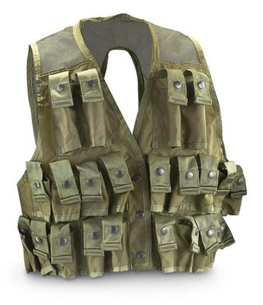 USGI Vintage Vietnam Grenade Ammunition Carrying Vest OD Green BRAND NEW
