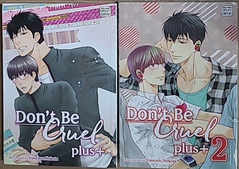 Don't Be Cruel Plus And Plus 2 Manga New Volumes In English From Sublime Yaoi BL