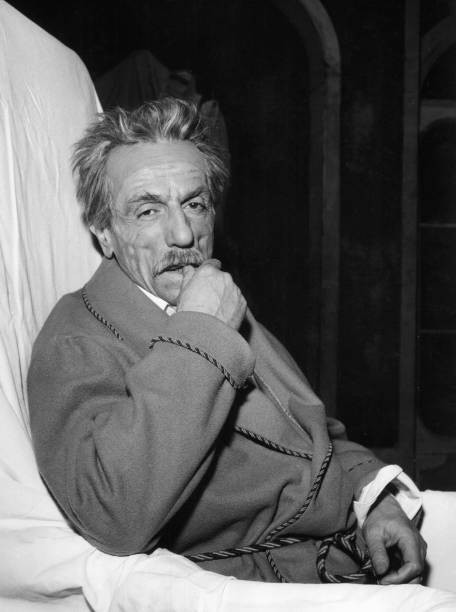 The Italian actor director Eduardo De Filippo acting comedy Mayor - Old Photo