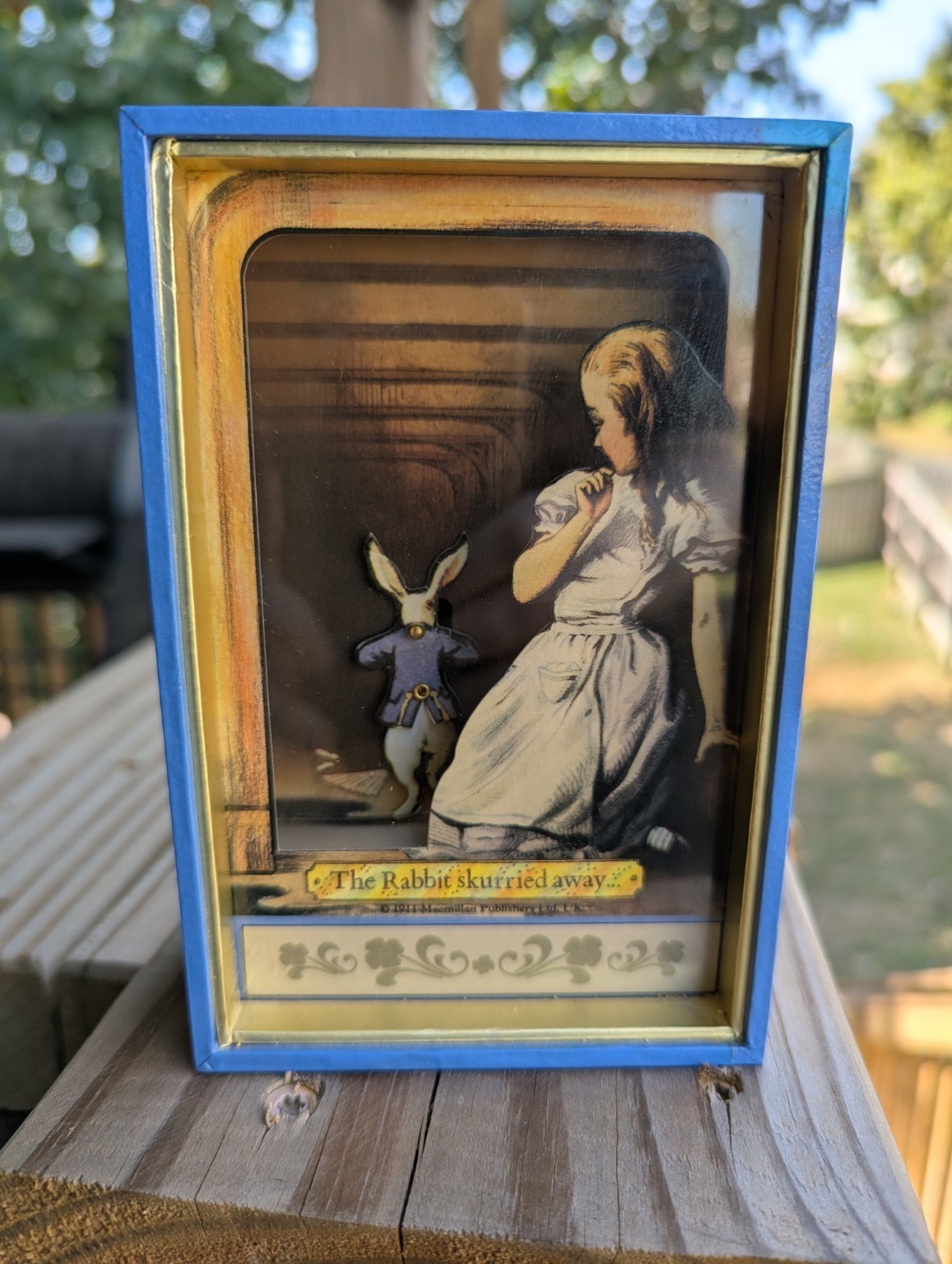 Vintage TMC Alice in Wonderland Animated Music Box Sankyo Japan 40-903