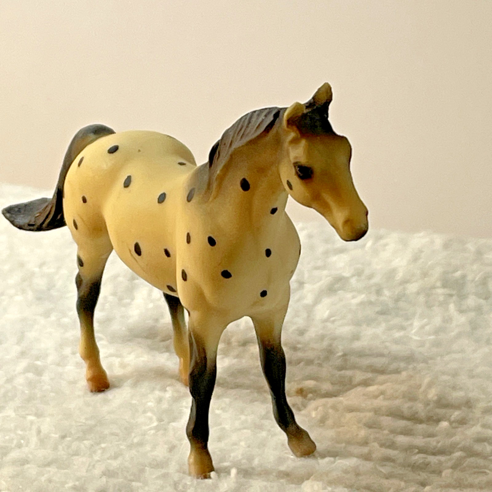 Vintage 1996 Breyer Stablemates JCPenney Matte BLACK LEOPARD SILKY SULLIVAN G1