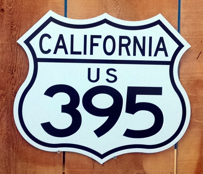 Route 395 California Interstate Highway Sign - 15\