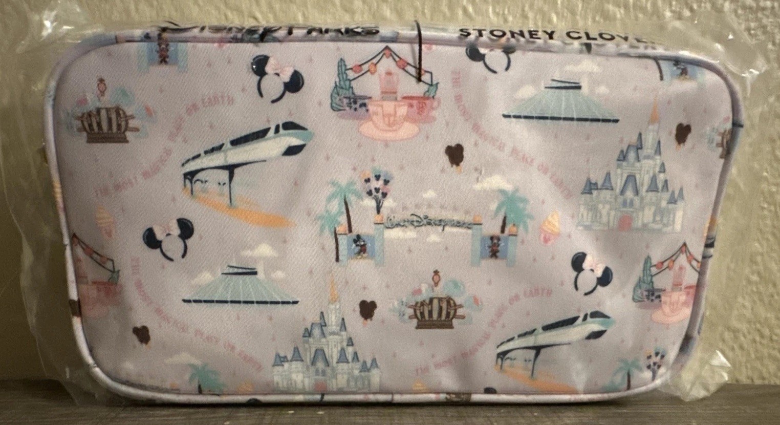 Disney Parks x Stoney Clover Lane WDW Icons Small Pouch/Case NWT NIB