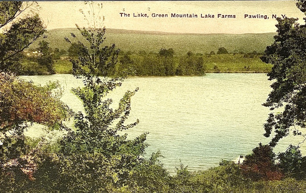 Pawling New York Green Mountain Lake 1929 Vintage Postcard
