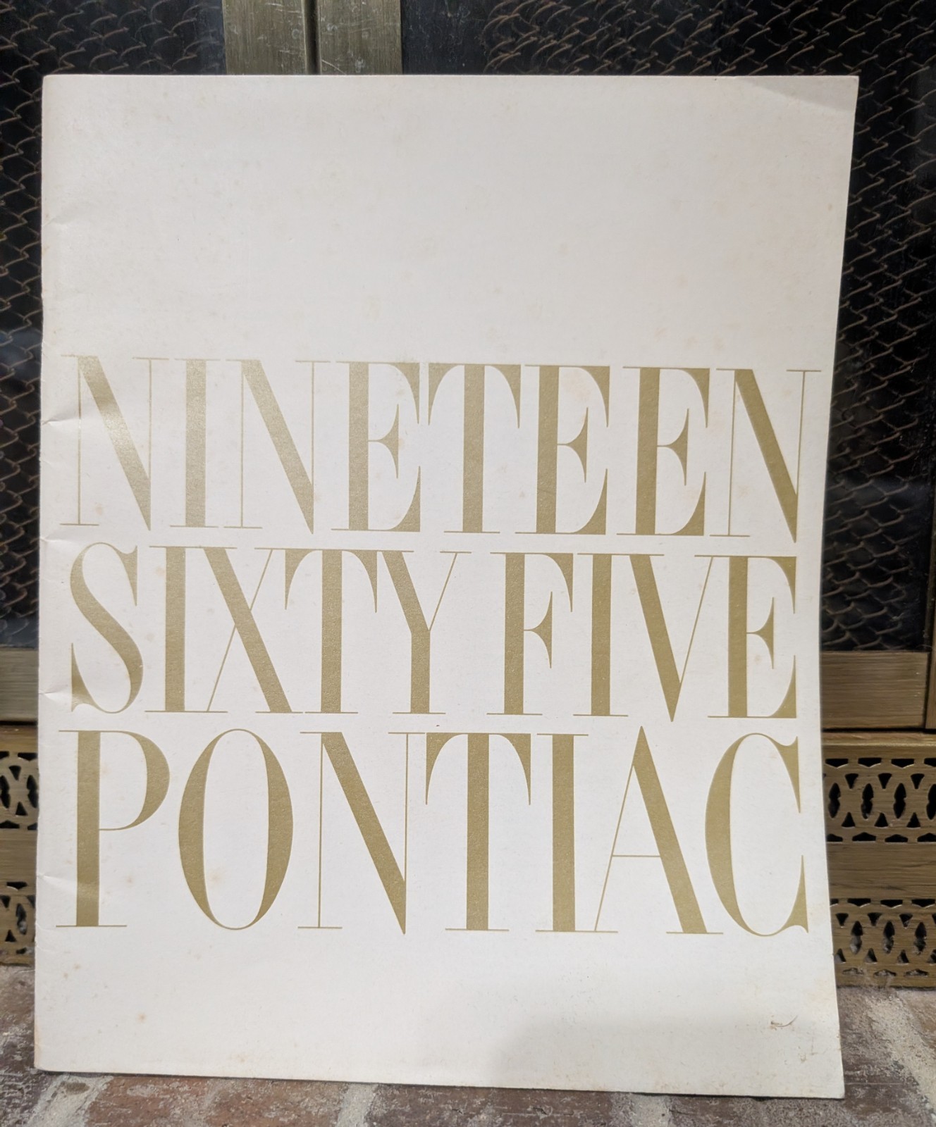 Original 1965 Pontiac Full Line Sales Brochure Catalog GTO LeMans Very Good Cond