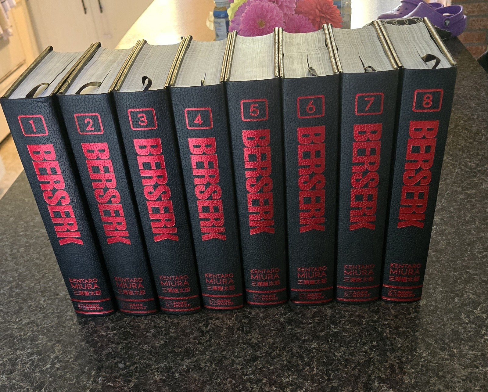Berserk Deluxe Edition Hardcover Vol 1-8 Set Lot Kentaro Miura Dark Horse