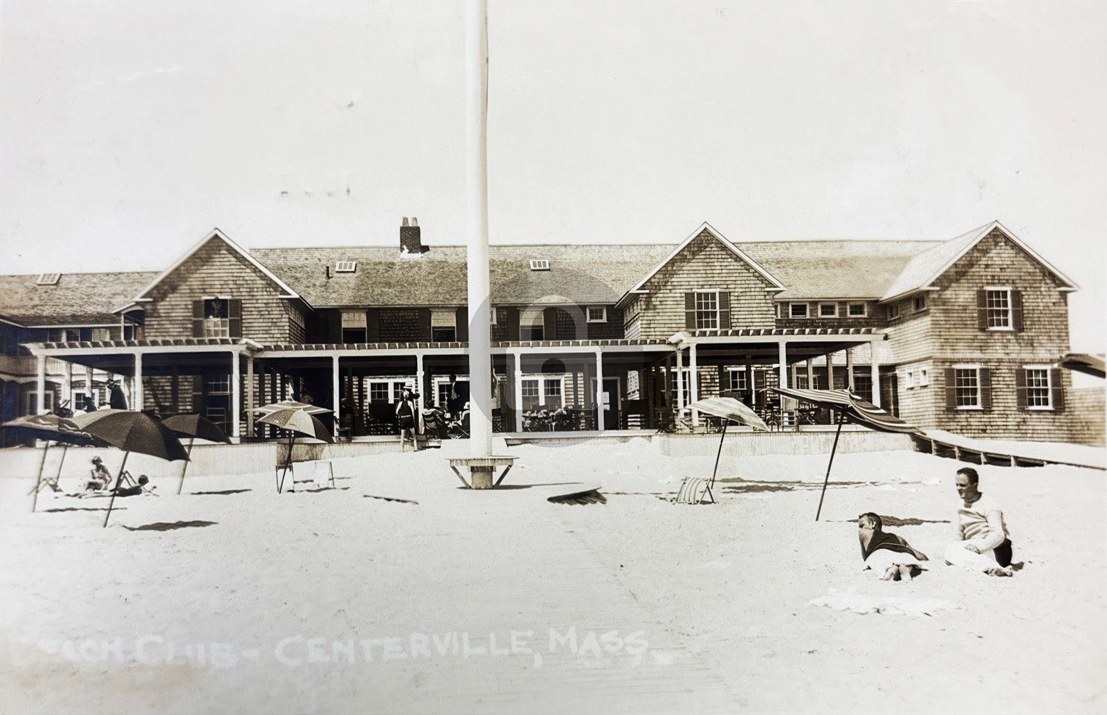Centerville MA Beach Club 1932 RPPC Photo Postcard COPY