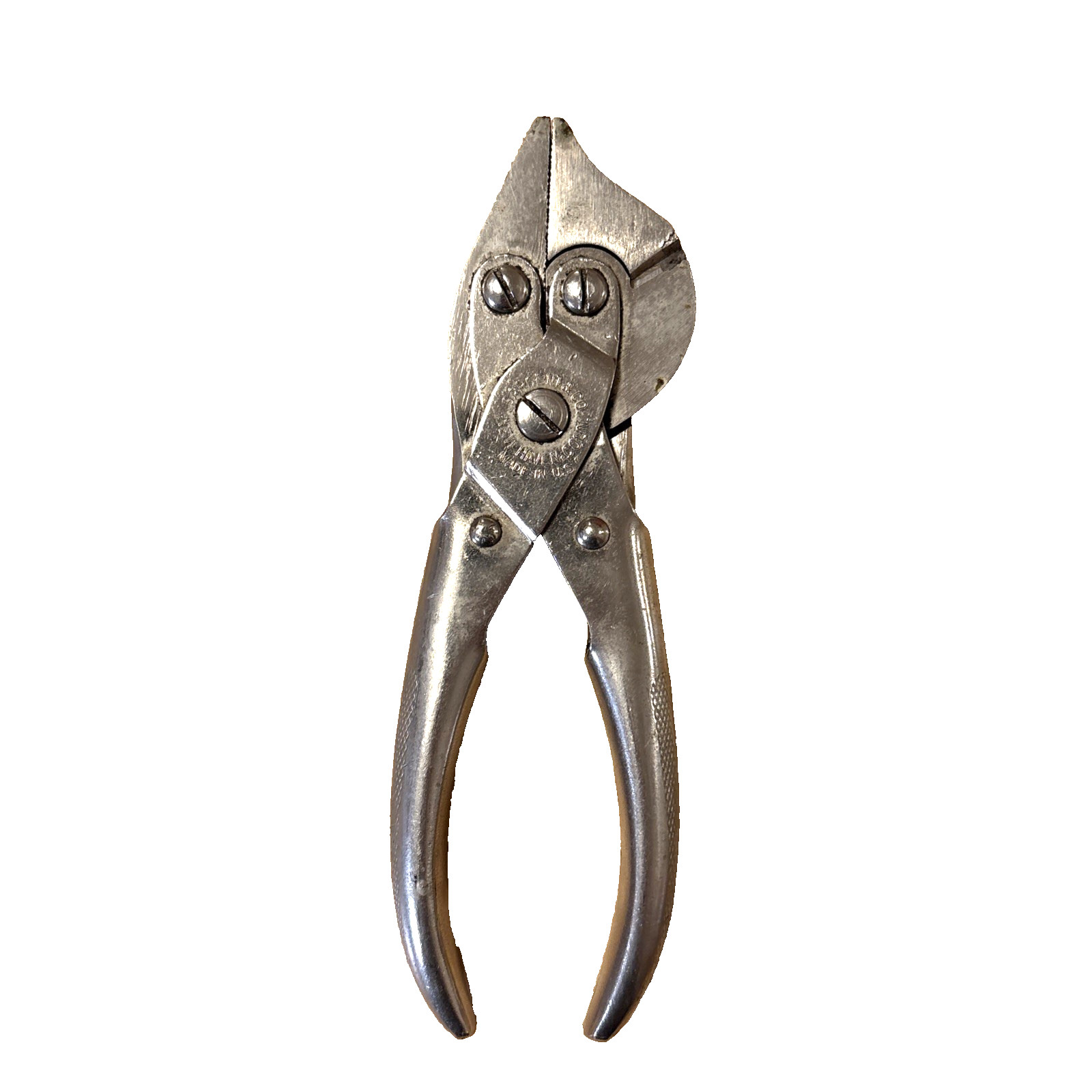 Vtg Sargent & Co Bernard 4 1/2” Parallel Pliers w/ Side Cutters New Haven CT