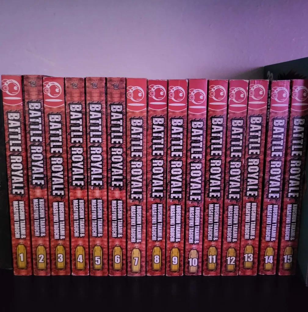 Battle Royale Manga Complete Set Vol 1 - Vol 15 TokyoPop English OOP Battle Royale Manga Complete Set Vol 1 - Vol 15 TokyoPop English OOP