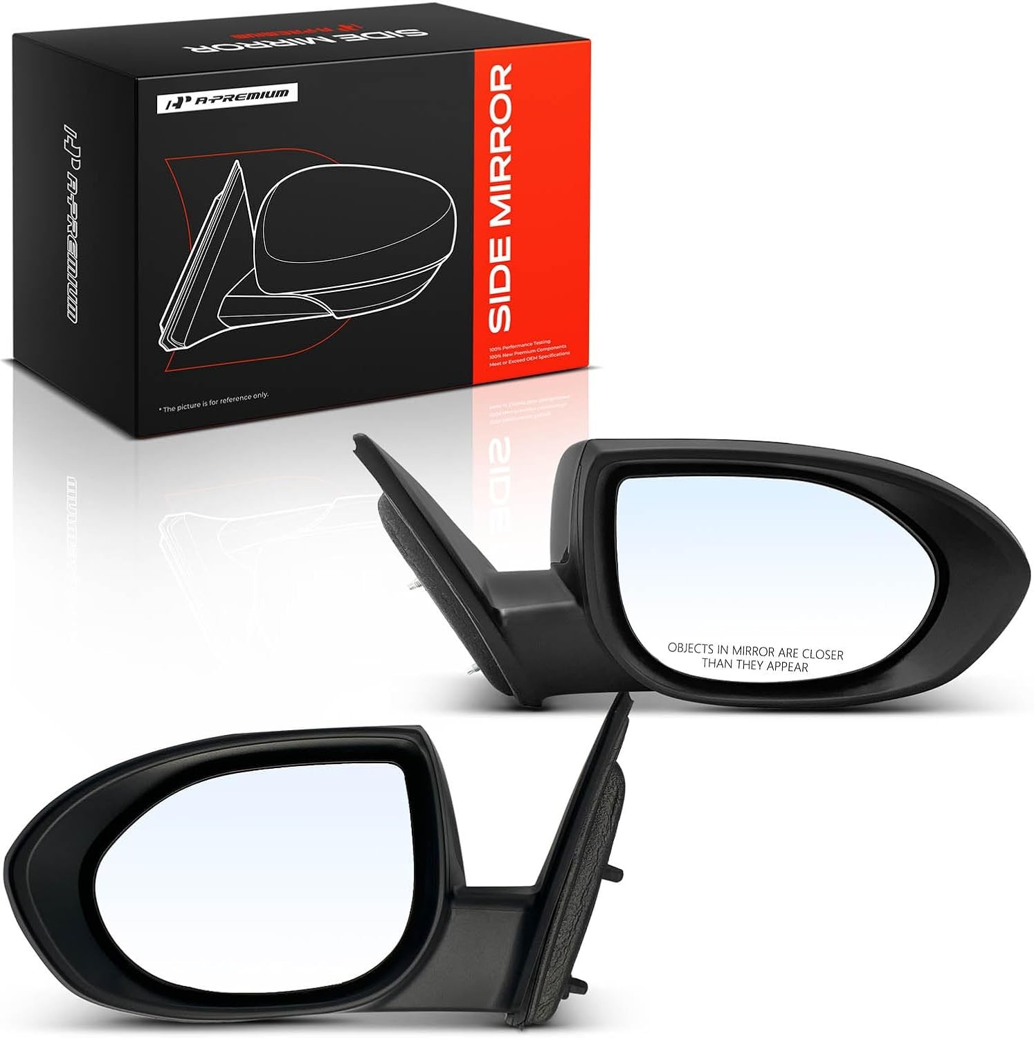A-Premium Pair (2) Driver and Passenger Side Power Door Mirror