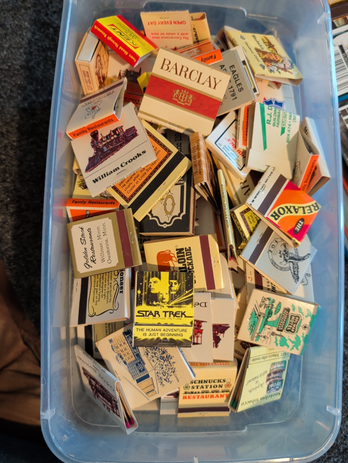 Vintage Matchbook Lot of 20 Random Assorted Restaurants Hotels Bars Casinos...