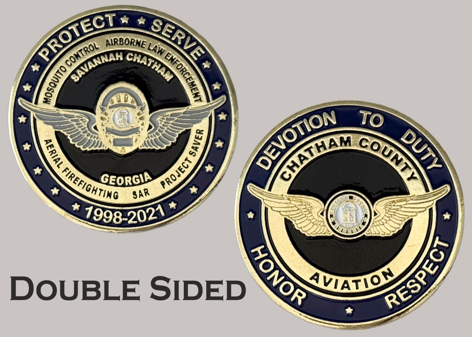 Chatham County Aviation Savannah Chatham Georgia Challenge Coin  J#38