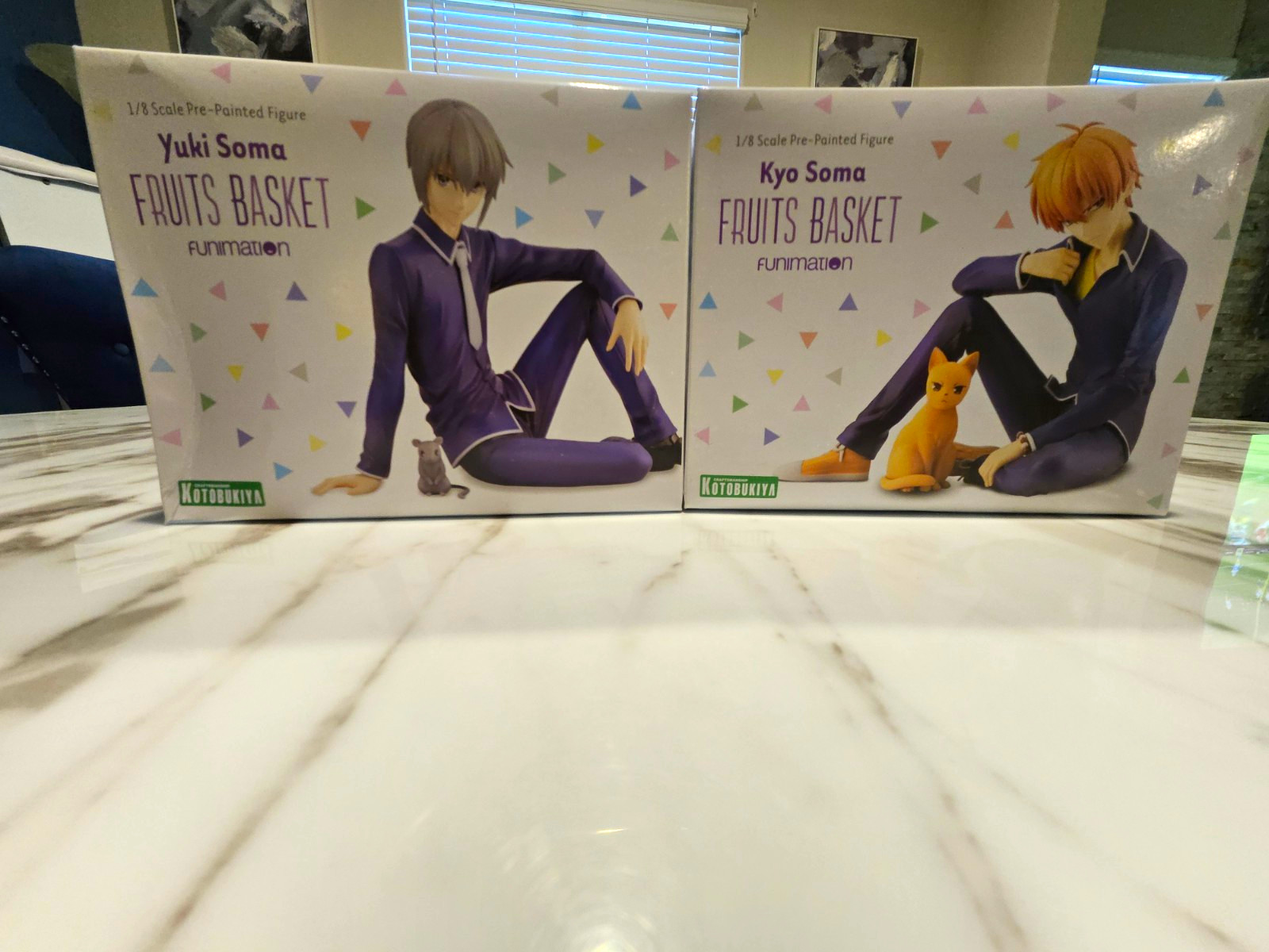 Kotobukiya Fruits Basket Yuki Soma & Kyo Soma 1:8 Pre-Painted PVC Figures