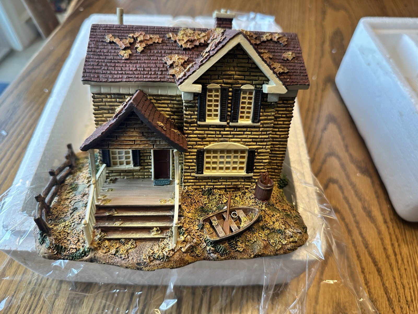 🍁Hawthorne Village: Terry Redlin Autumn Collection: Riverside Farmhouse NEW