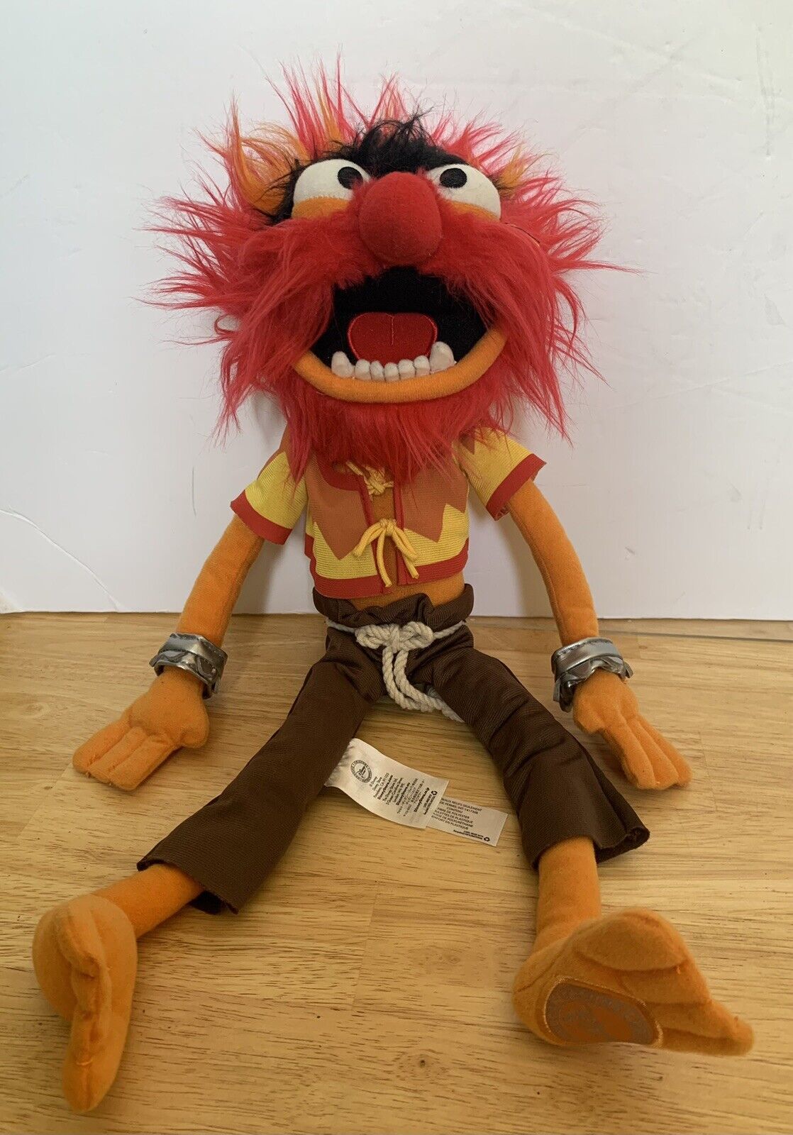 The Muppets Most Wanted Animal Drummer 17” Plush Figure Disney Store Exclusive