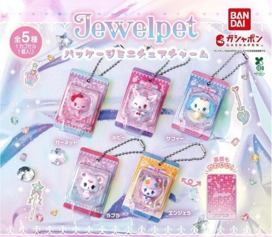 Bandai Jewelpet Package Miniature (PVC collectible figure, ages 15+, not a toy.)