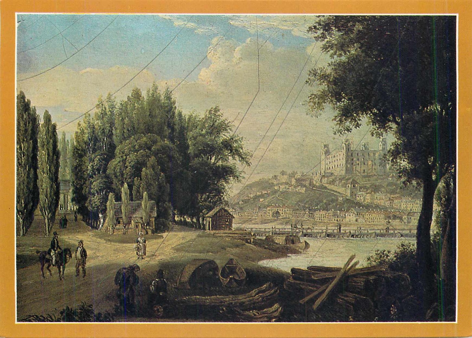 AK - Bratislava Bratislava - Slovakia - Castle Danube bank Alfréd Frank - color print