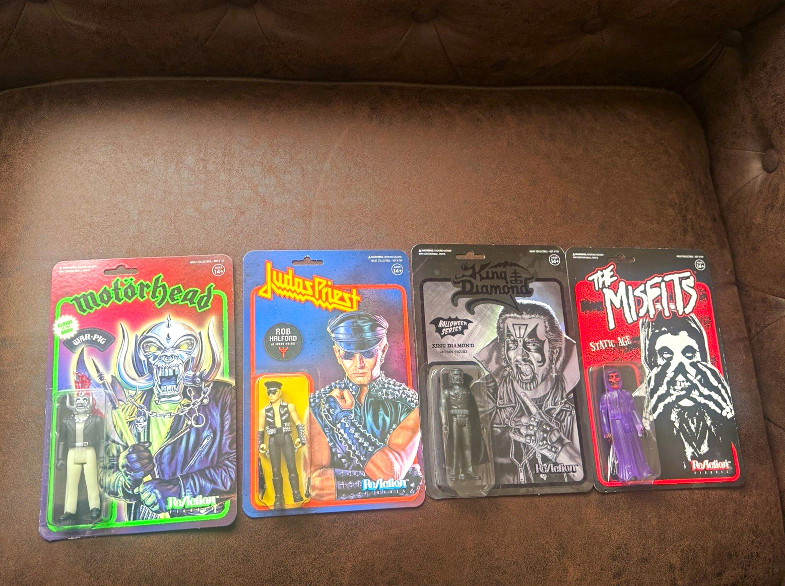 Super7 ReAction Limited Edition Music Figures Lot Lemmy Halford Danzig Diamond