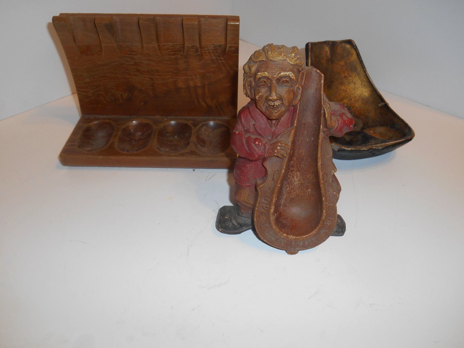 lot 3 vintage pipe holders give your pipe a rest & decatur walnut lot 3 vintage pipe holders give your pipe a rest & decatur walnut