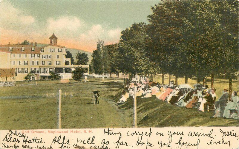 New Hampshire Golf Grounds Maplewood Morris #97566 C-1905 Postcard 21-11121