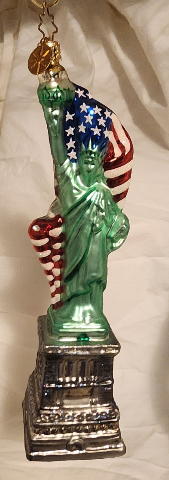 Christopher Radko “Lighting the Way” blown-glass ornament item #01-0932-0