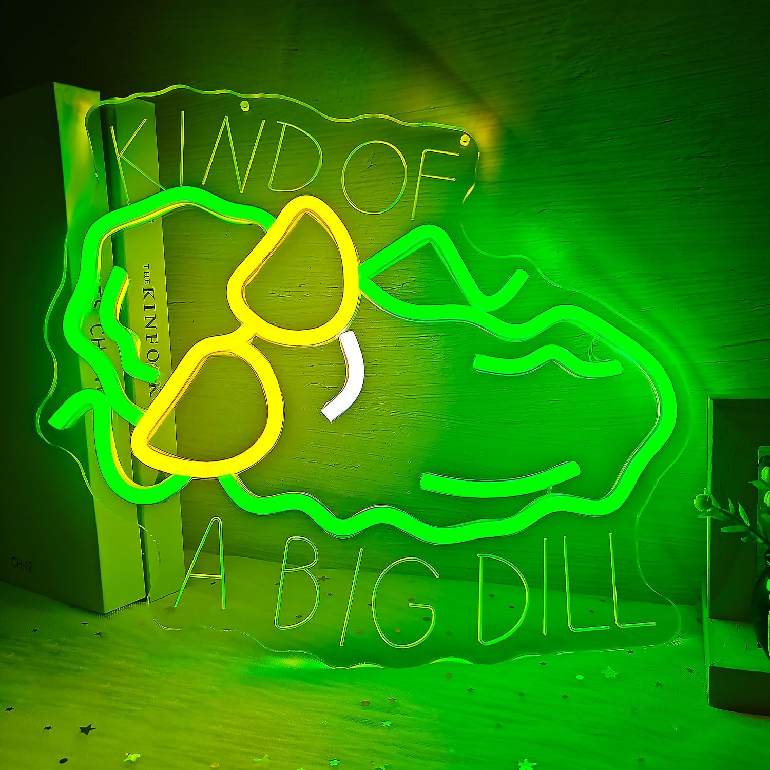 Vveikea Dill Pickle Neon Sign Funny Pickle Led Sign Dimmable Pickles Gifts Led Vveikea Dill Pickle Neon Sign Funny Pickle Led Sign Dimmable Pickles Gifts Led