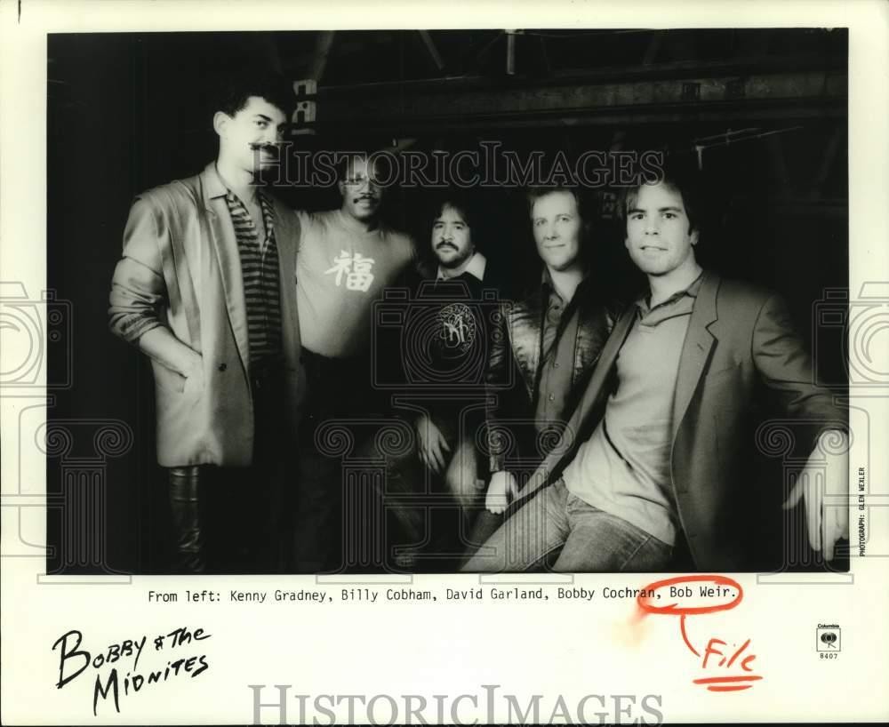 1984 Press Photo Musical group Bobby & The Midnites - nop85579