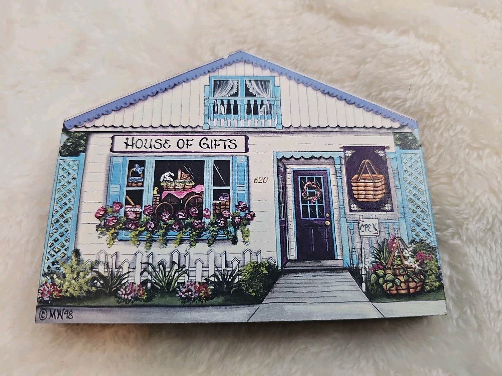 BRANDYWINE Woodcrafts Inc 1998 Shelf Sitter HOUSE OF GIFTS Wooden Decor