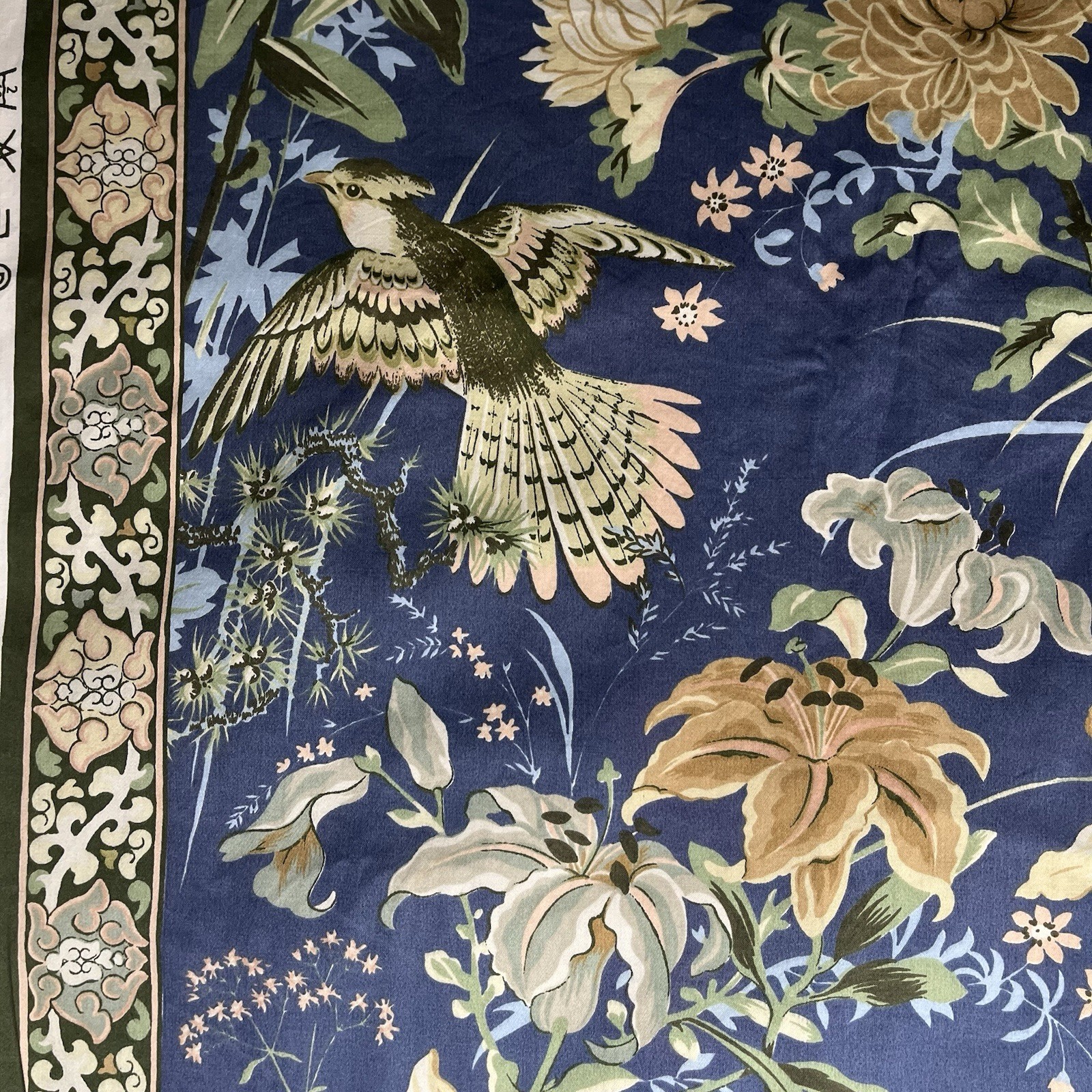 Jonelle Duracolour 100% Cotton Sateen Fabric Lake Of Flowers 2.5 Yards