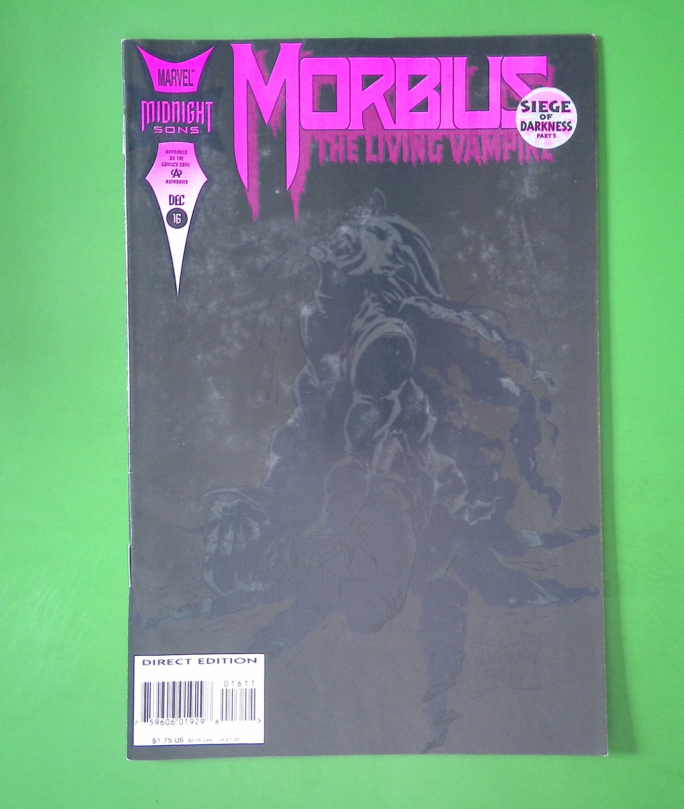 MORBIUS: THE LIVING VAMPIRE #16 VOL. 1 HIGH GRADE MARVEL COMIC BOOK TS83-240 MORBIUS: THE LIVING VAMPIRE #16 VOL. 1 HIGH GRADE MARVEL COMIC BOOK TS83-240
