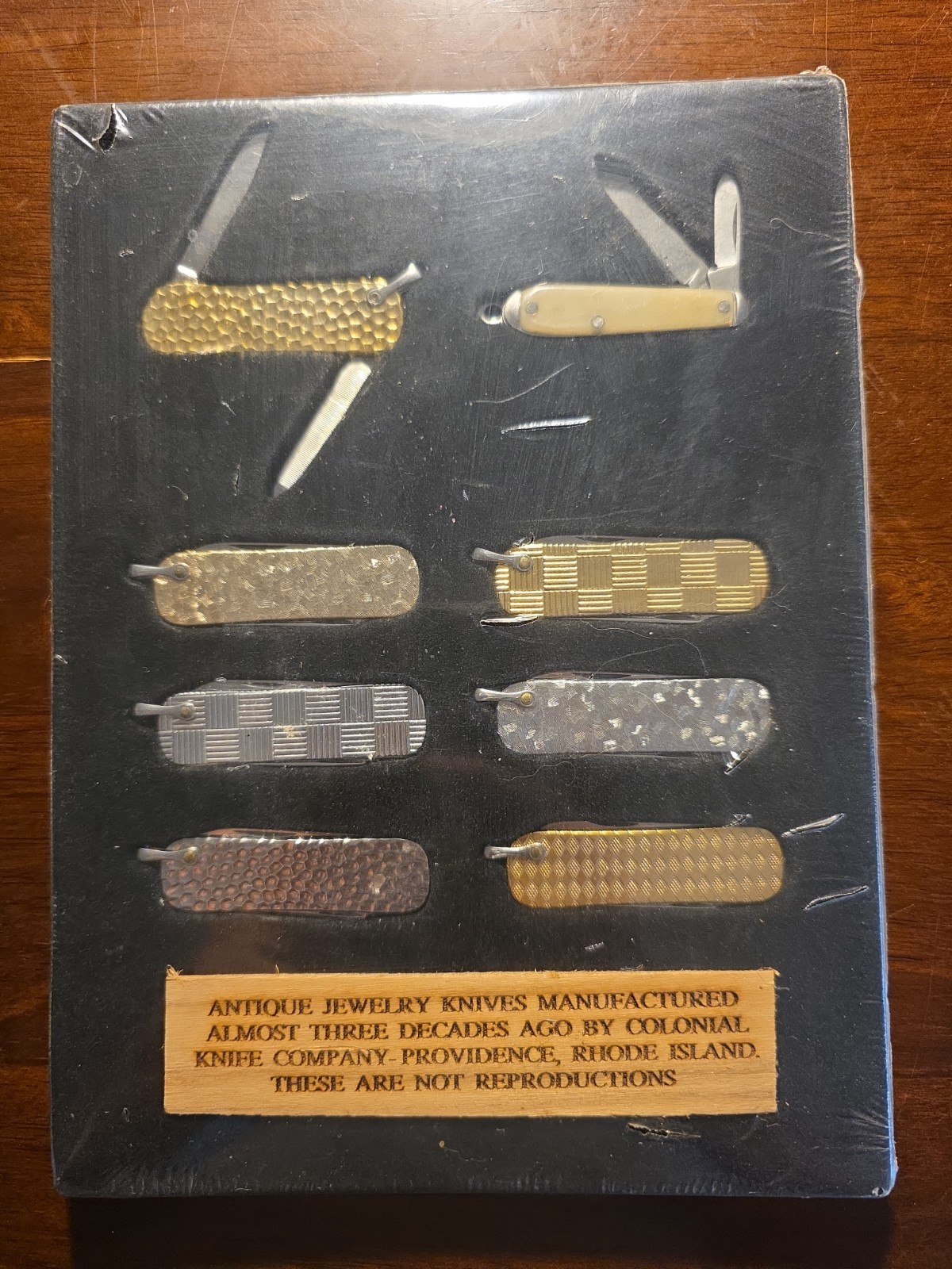 🔥🔥 VINTAGE COLONIAL 8-PC ANTIQUE JEWELRY KNIFE LIMITED EDITION SET🔥🔥