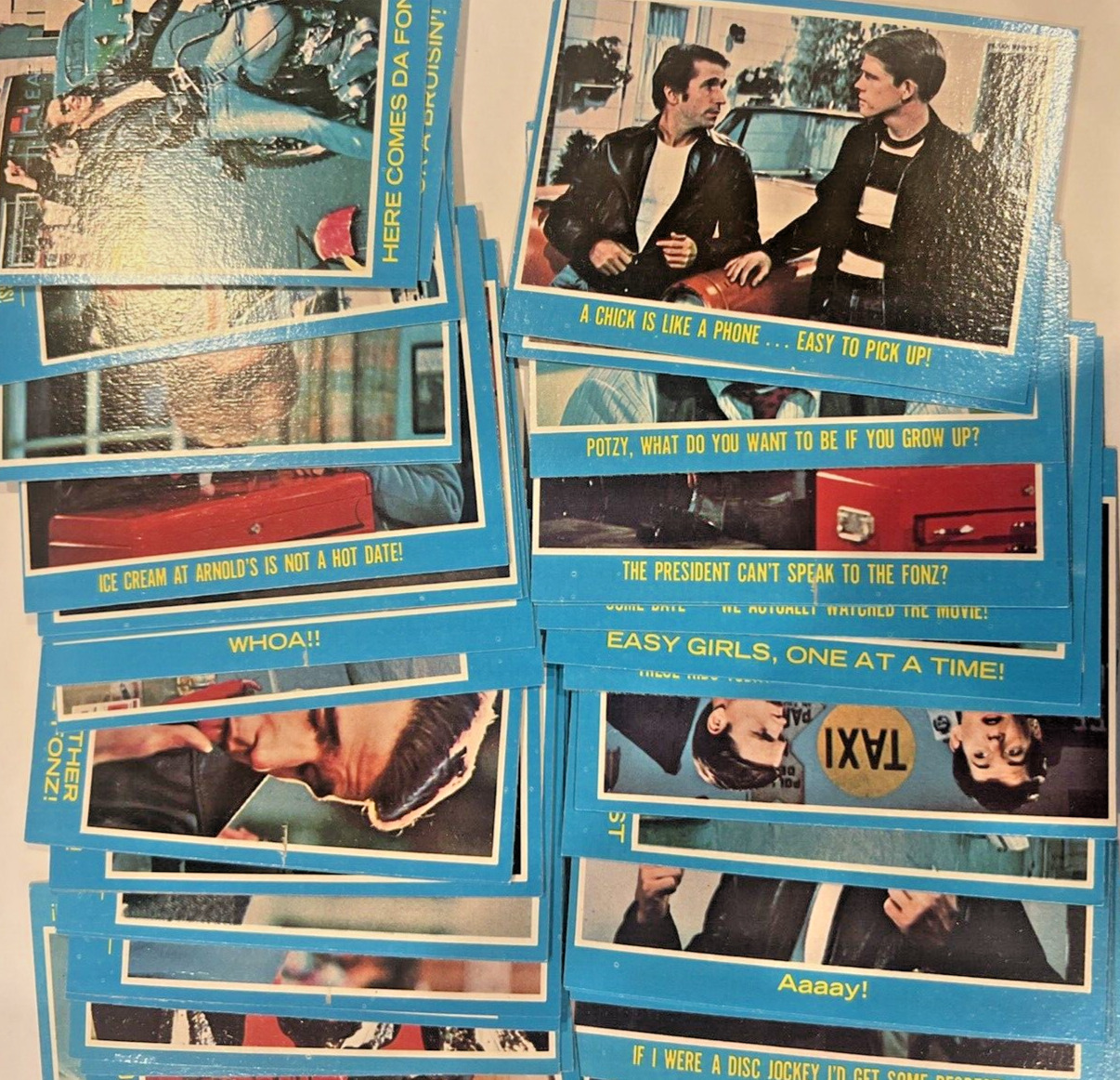 HAPPY DAYS (1st Series) © 1976 O-Pee-Chee Complete 44 Card - RARE